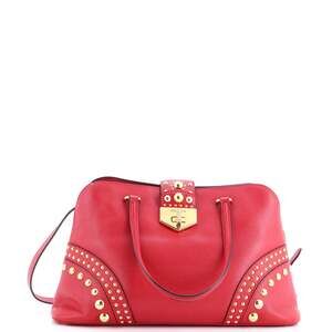 Prada Convertible Turnlock Dome Satchel #255092P87B
